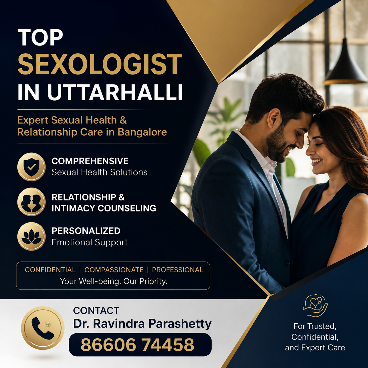 Top Sexologist in Uttarahalli – Dr. Ravindra Parashetty | Expert Sexual Health & Relationship Care in Bangalore